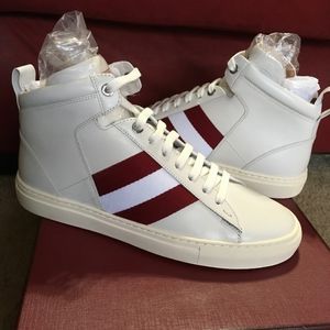 Bally leather high tops brand new